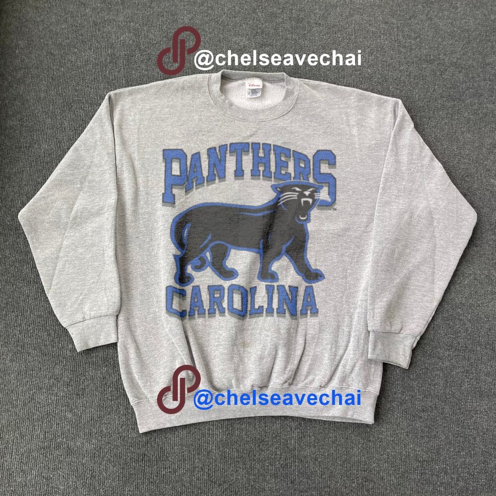 Vintage Carolina Panthers Football Sweatshirt, Retro NFL Shirt For Mens Womens